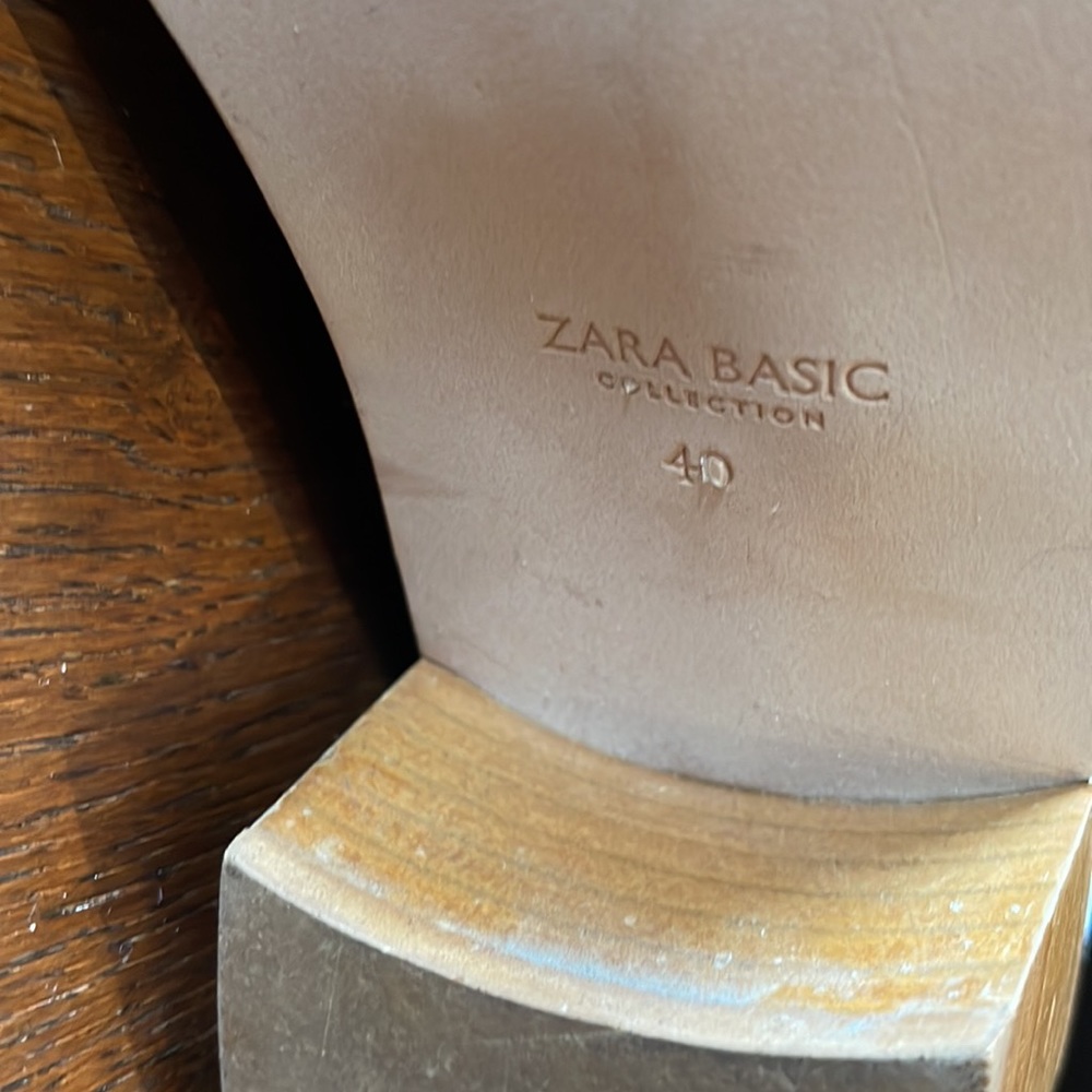 Zara Blue Suede Boots - Picture 9 of 9